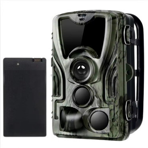 Câmera De Caça Visão Noturna Selvagem Armadilha Bateria - Camuflada