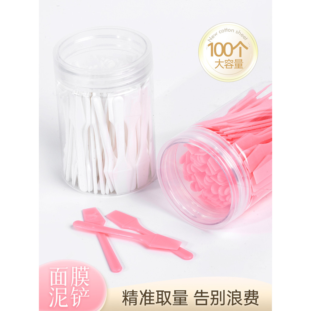 Máscara mágica para cílios, espátula de lama, creme facial, escavação, colher pequena, base cosmética, aplicador de crem