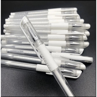 Kit com Canetas Em Gel Profissional Ponta Fina 1mm cor Branca - 3,6 ou 12 Unidades em Oferta na Shopee