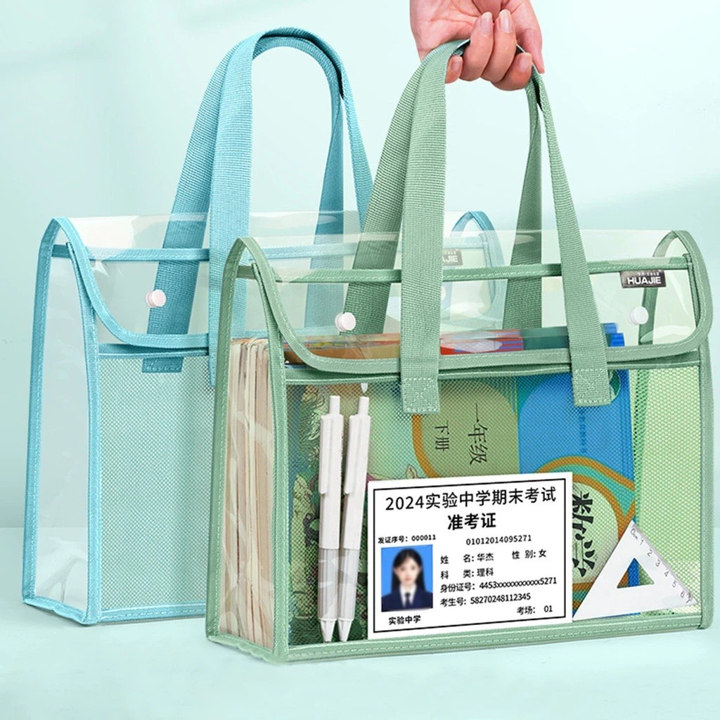 Saco De Arquivo De PVC Transparente , Organizador De Documentos Expansível De Grande Capacidade Para Papel A4 , Pasta De em Oferta na Shopee