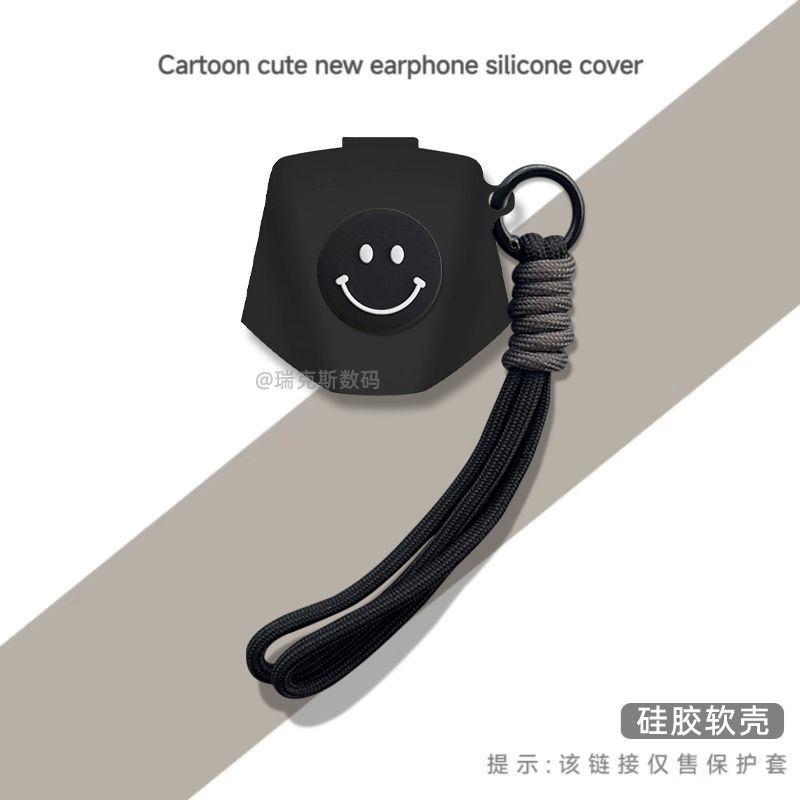 Adequado para Capa de Fone de Ouvido Lenovo XT53, Capa Protetora de Silicone Macio em Forma de Desenho Animado para Fone