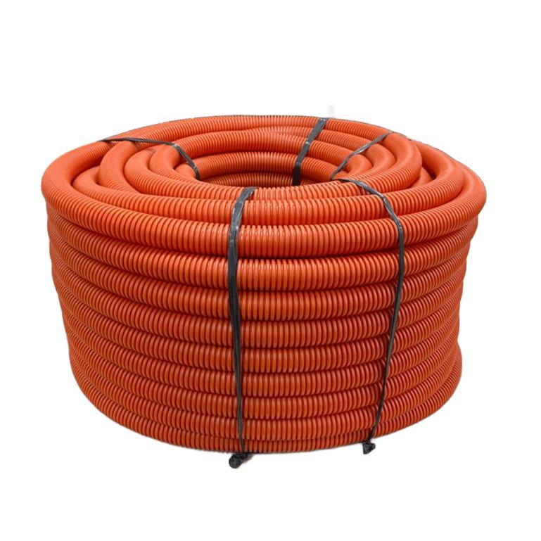 Conduíte Corrugado 3/4 50m Laranja Construção Reforçada