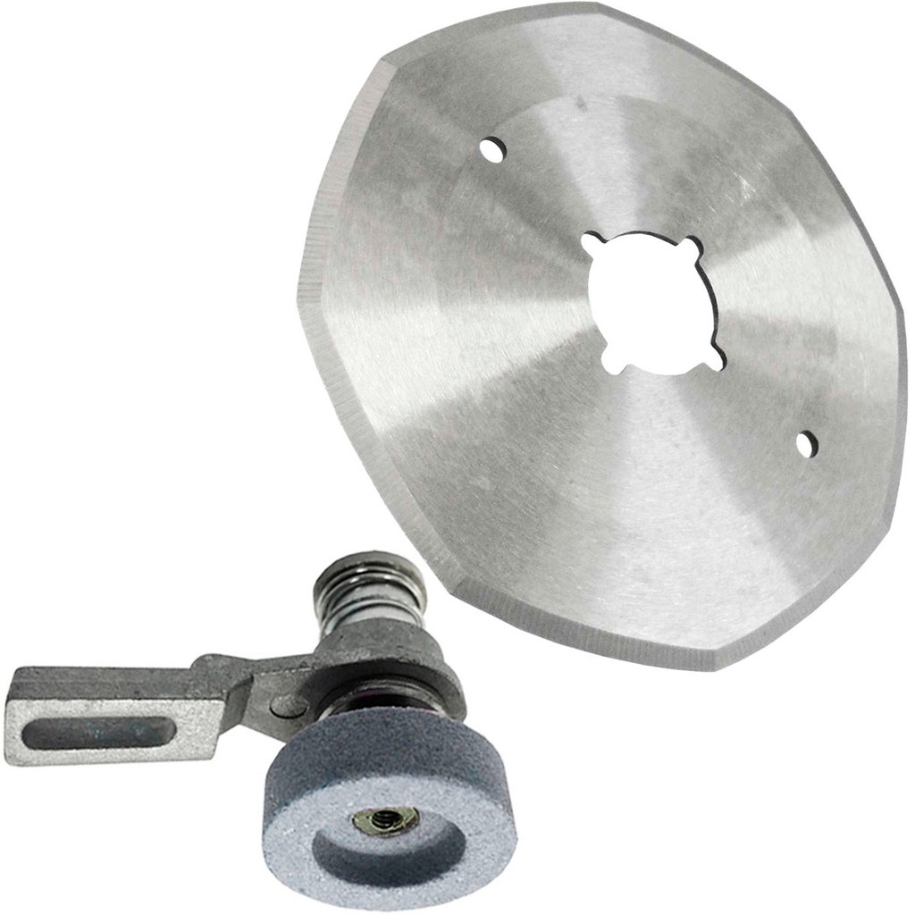 Disco Corte Oitavado Maquina Cortar Tecido 4 Pol. + Rebolo