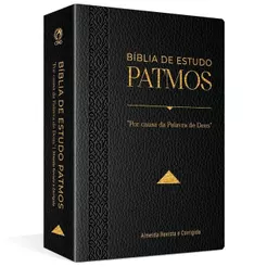 Bíblia de Estudo Patmos | ARC | Luxo Preta
