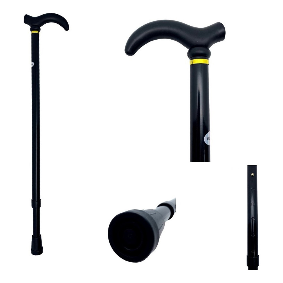 Bengala Bastão Alumínio Com Regulagem Para Adultos E Idosos