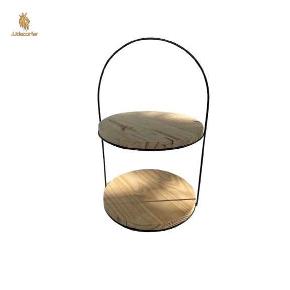 Suporte Decorativo  para Doces Dourado Redondo Andares