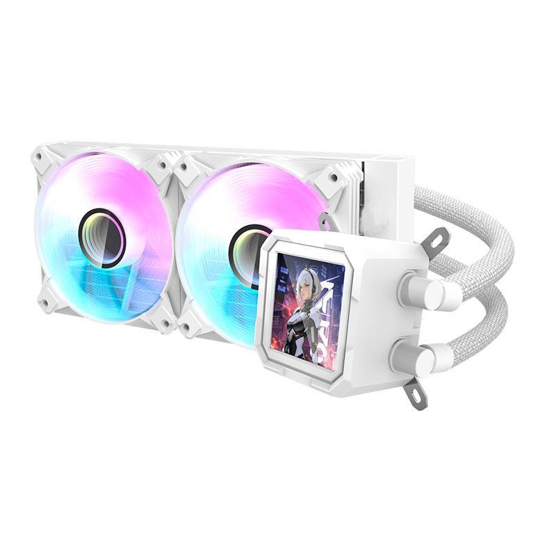 Water Cooler Aigo Darkflash DV240S, ARGB, 240mm, Branco, DV240S-WH