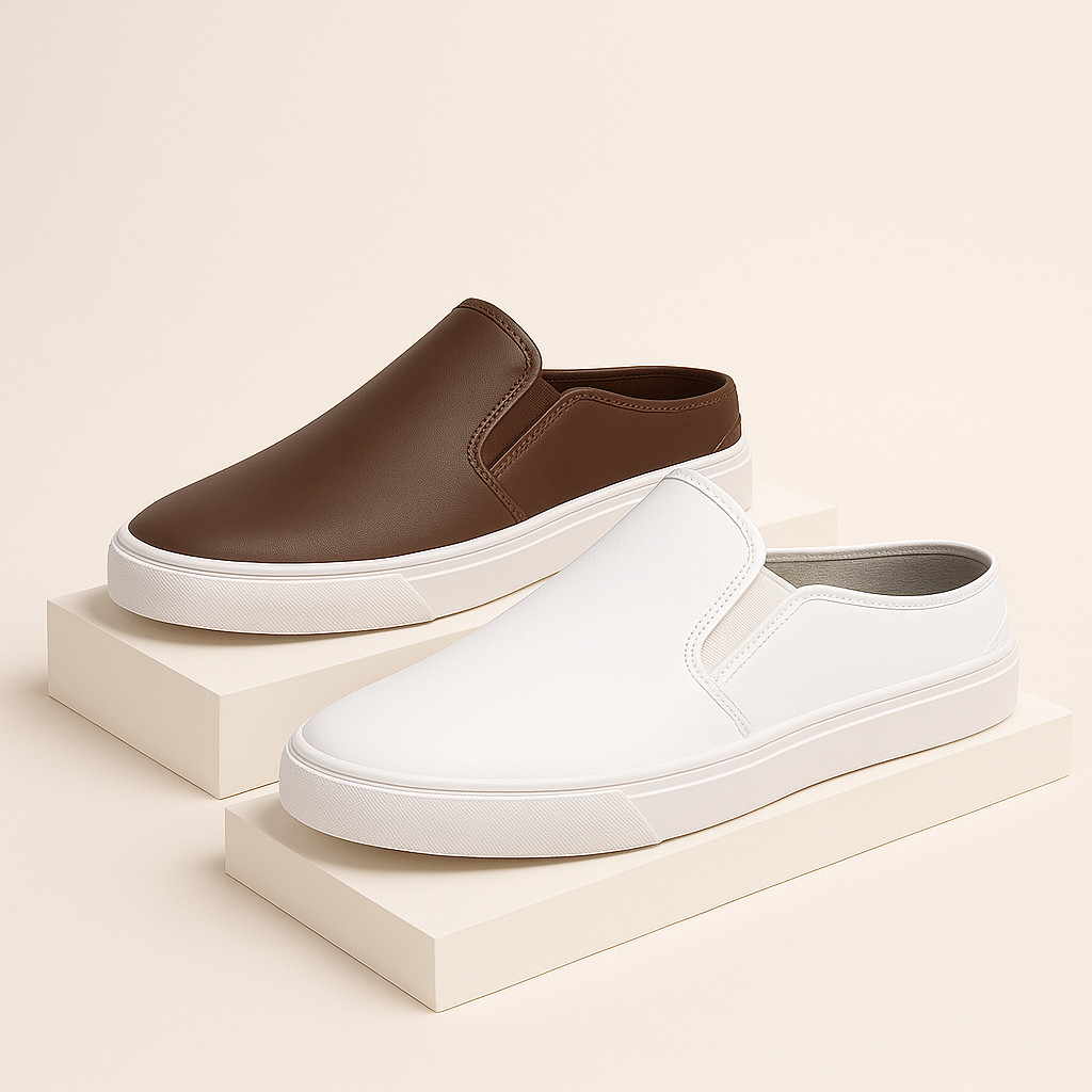 Kit 2 Tênis Casual Mule Masculino Antiderrapante Versátil - Promoção Envio