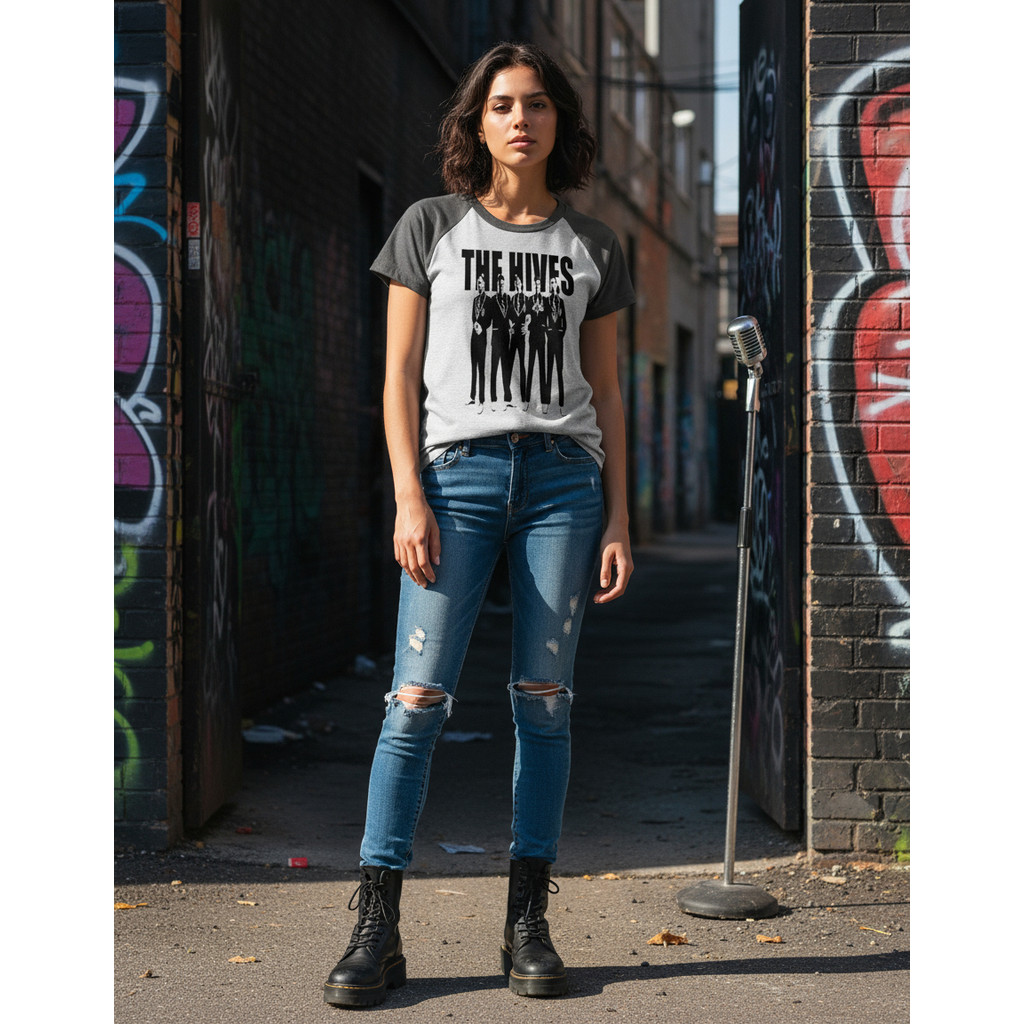 Camiseta Babylook The Hives feminino
