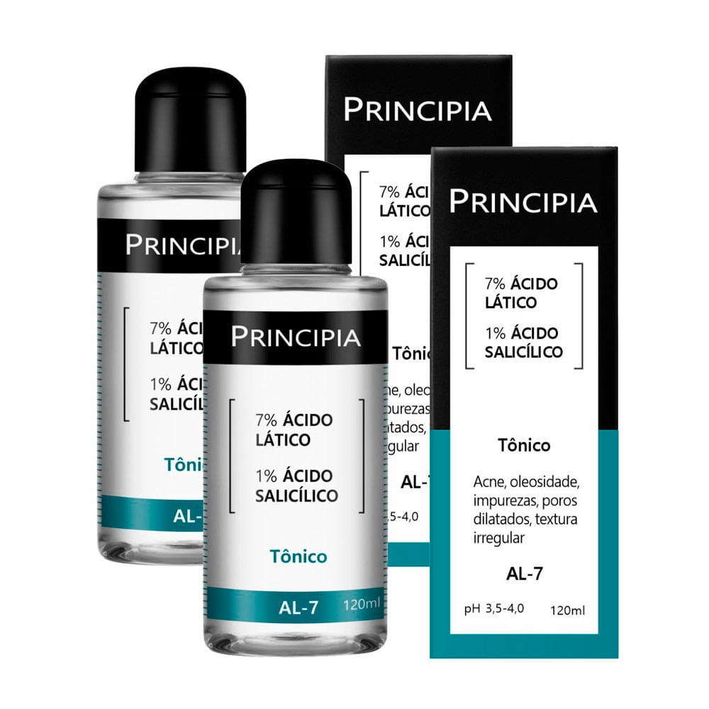 Kit 2 Tônico Principia AL-7 120ml em Oferta na Shopee