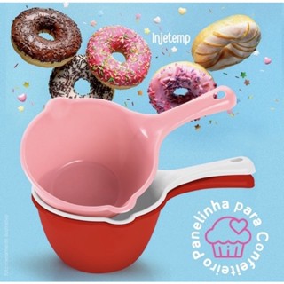 Kit 2 Panelinhas De Confeiteiro Plástica Microondas 1,5 Litros Injetemp em Oferta na Shopee