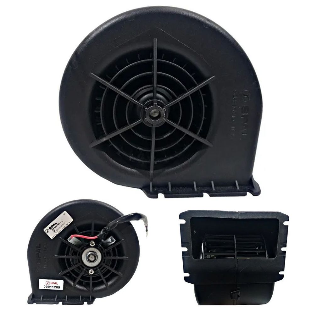 MOTOR VENTILADOR ORIGINAL SPAL TURBINA SIMPLES 14CM X 14CM MEDIO 24V