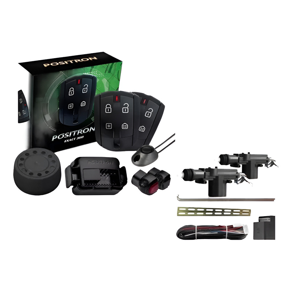 Alarme Automotivo Exact Ex360 + Trava 2 Portas Universal