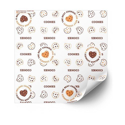 Papel Manteiga 10x10cm para MiniCOOKIES em Oferta na Shopee