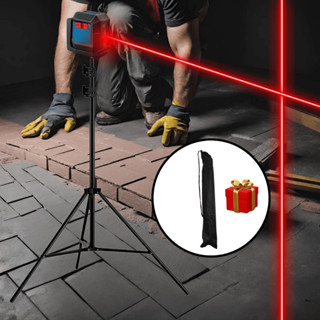 Pedestal Tripé 2,10m p/ Nível Laser Universal Genérico Preto Pro + Bolsa + Suporte Celular em Oferta na Shopee