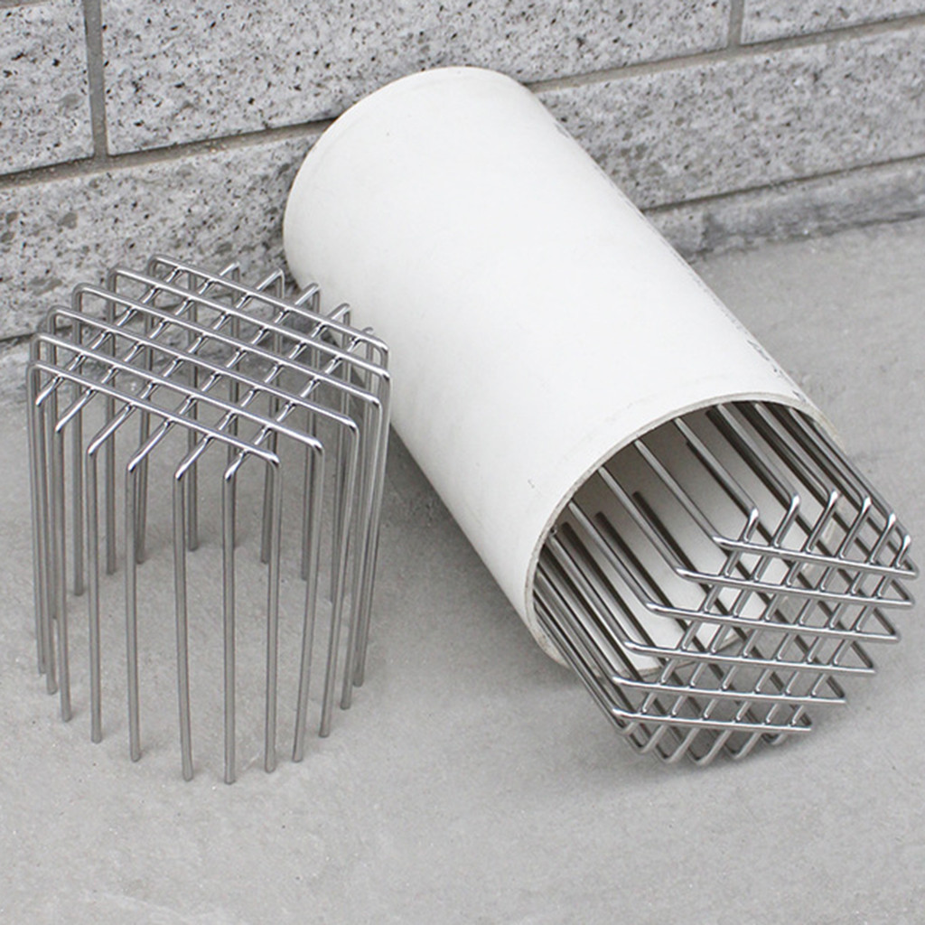 Tampa De Drenagem De Varanda Externa , Dreno De Piso De Telhado Antibloqueio Redondo De Aço Inoxidável , Tubo De Chuva D em Oferta na Shopee