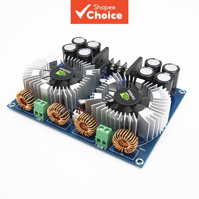  TDA8954TH DC24V 420W*2 2.0 canais placa amplificadora de áudio digital Classe AD com 2 ventiladores XH-M254 Novo