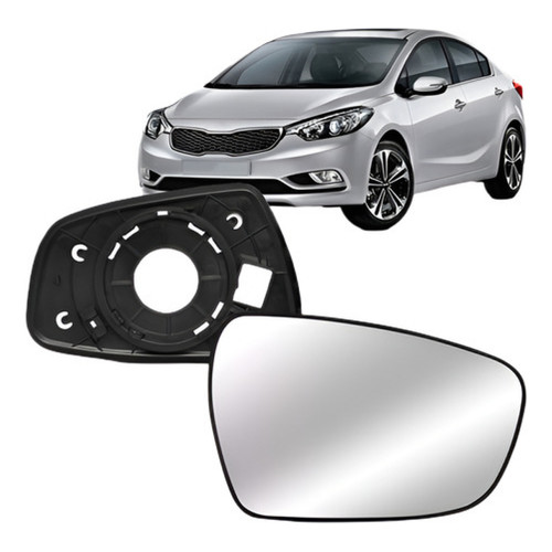 Par Lente Retrovisor Para Kia Cerato 2014 A 2019