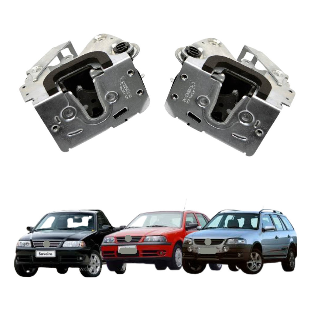 Par Fechaduras Dianteiras Parati Gol G3 G4 4 Portas Valeo em Oferta na Shopee