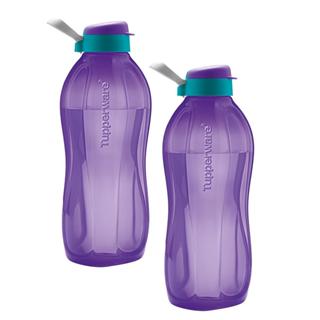 Kit 2 Garrafas de Água Tupperware Eco Tupper Orquídea 2L em Oferta na Shopee