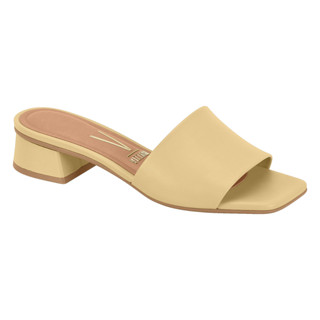 Tamanco Feminino Vizzano Mule Slide Salto Bloco Baixo Casual em Oferta na Shopee