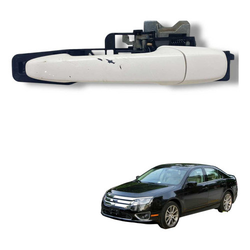Maçaneta Externa Porta Traseira Esquerda Ford Fusion 2010 2011 2012 Branco