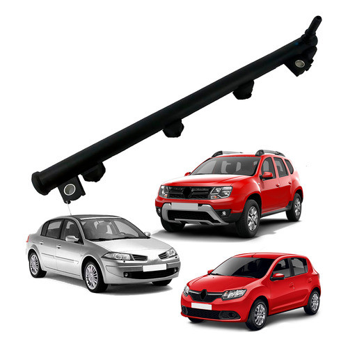 Flauta Rampa Injeção Bicos 1.6 16v K4m Renault - Sandero | Logan | Duster | Kangoo | Symbol | Clio