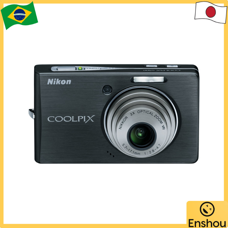 [USED]Do Japão [USADO]Nikon digital camera COOLPIX S500 7.1 megapixels Urban Black