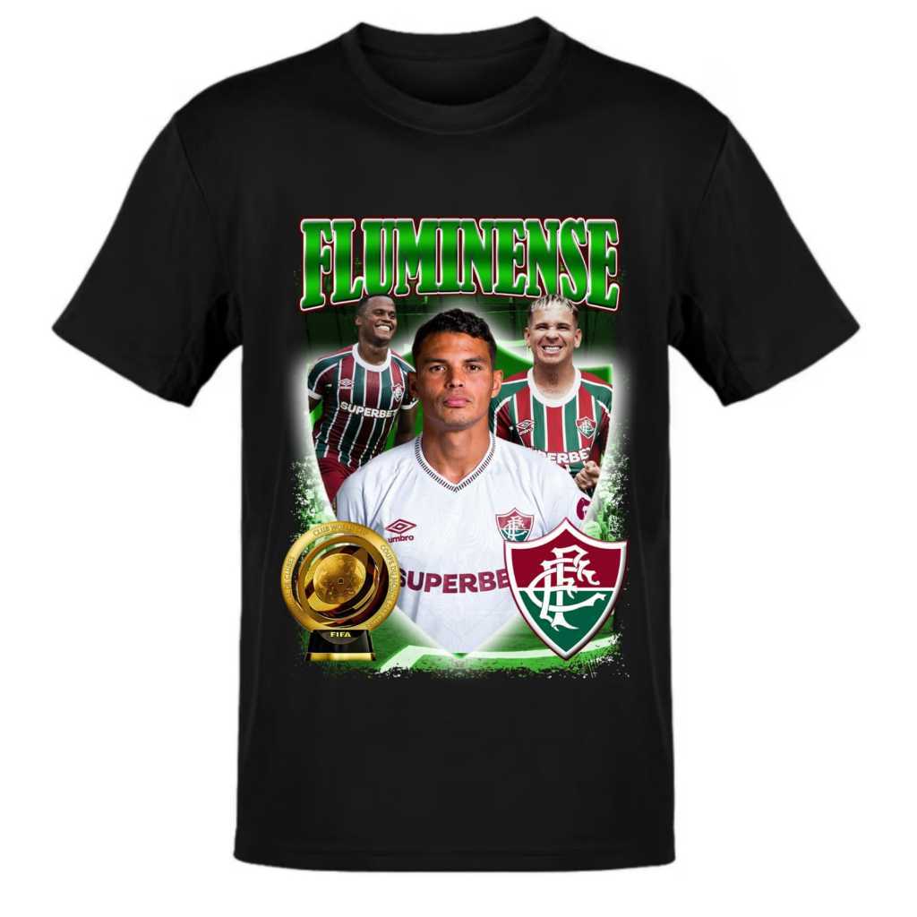 CAMISETA CAMISA UNISSEX ALGODAO TIME CAMPEAO CARIOCA FLU em Oferta na Shopee