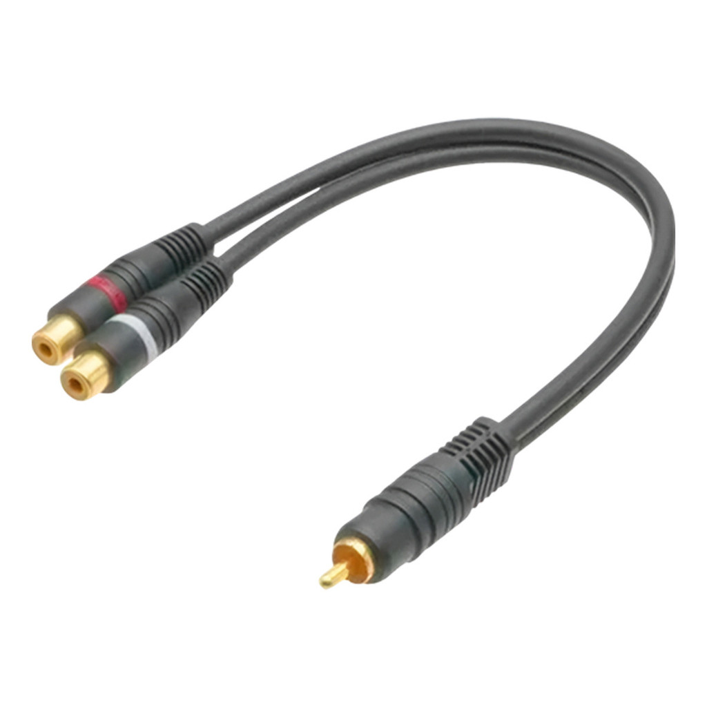 CABO Y RCA PRETO 2F 1M PERMAK OURO PARA SOM AUTOMOTIVO em Oferta na Shopee