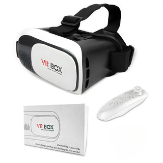 Óculos VR Box Realidade Virtual 3D para Celular | Headset VR com Controle Bluetooth | Com…