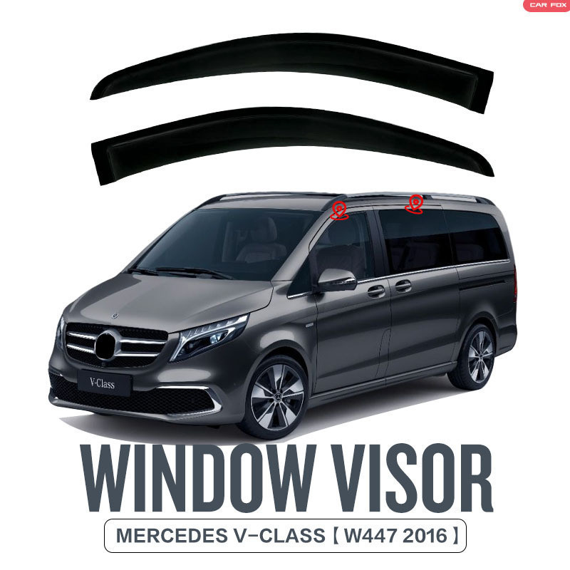 Adequado para mercedes-Benz mercedes v-class Weiting viseira mercedes v-class janela viseira modificado venda quente