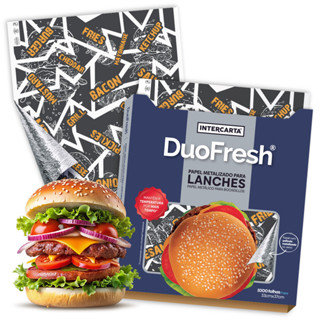 Papel Acoplado DuoFresh Térmico BLACK 33x37cm com 1000 UN em Oferta na Shopee