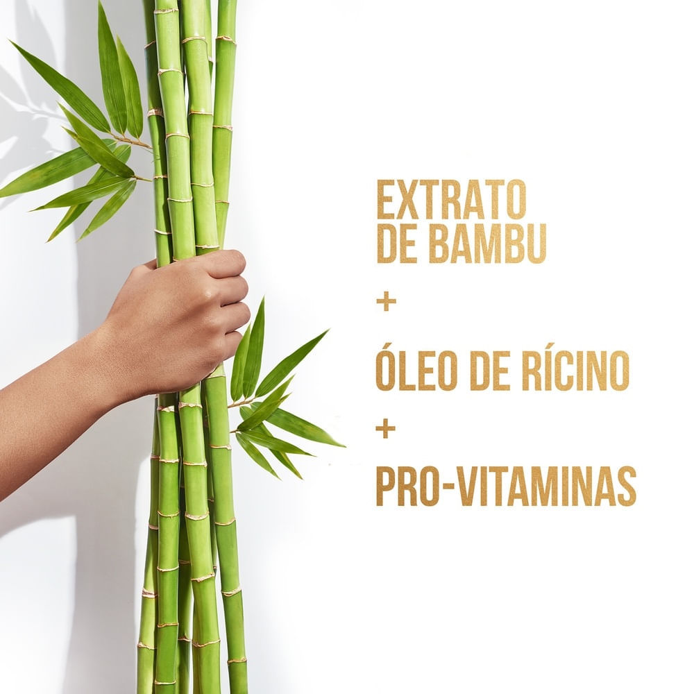 Detalhes do Shampoo Pantene Bambu 200ml