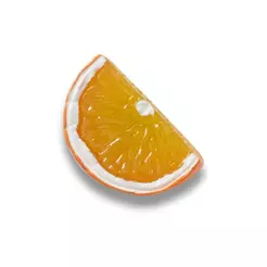 Jibbitz™ Fatia de Laranja Brilhante Único