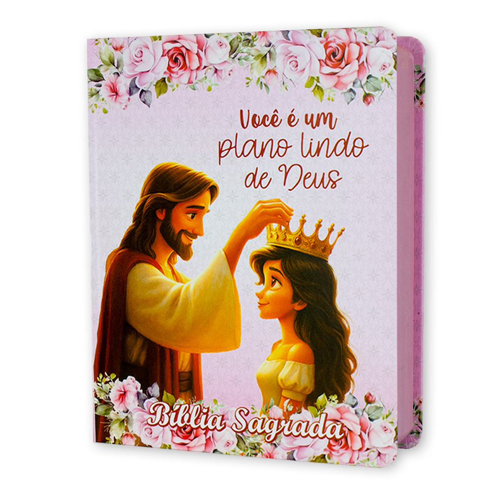 Bíblia Sagrada Feminina Nova Versão Almeida Atualizada 2025 Capa Dura - Plano de Deus - Fácil Leitura em Oferta na Shopee