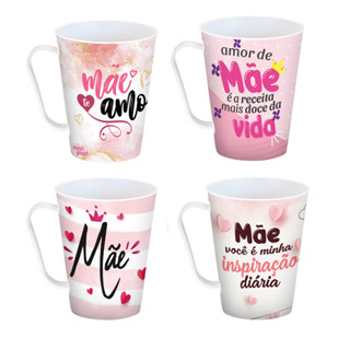 Kit 36 Canecas Personalizadas Dia das Mães Estampa Sortida Presente Lembrancinha Criativo Especial em Oferta na Shopee