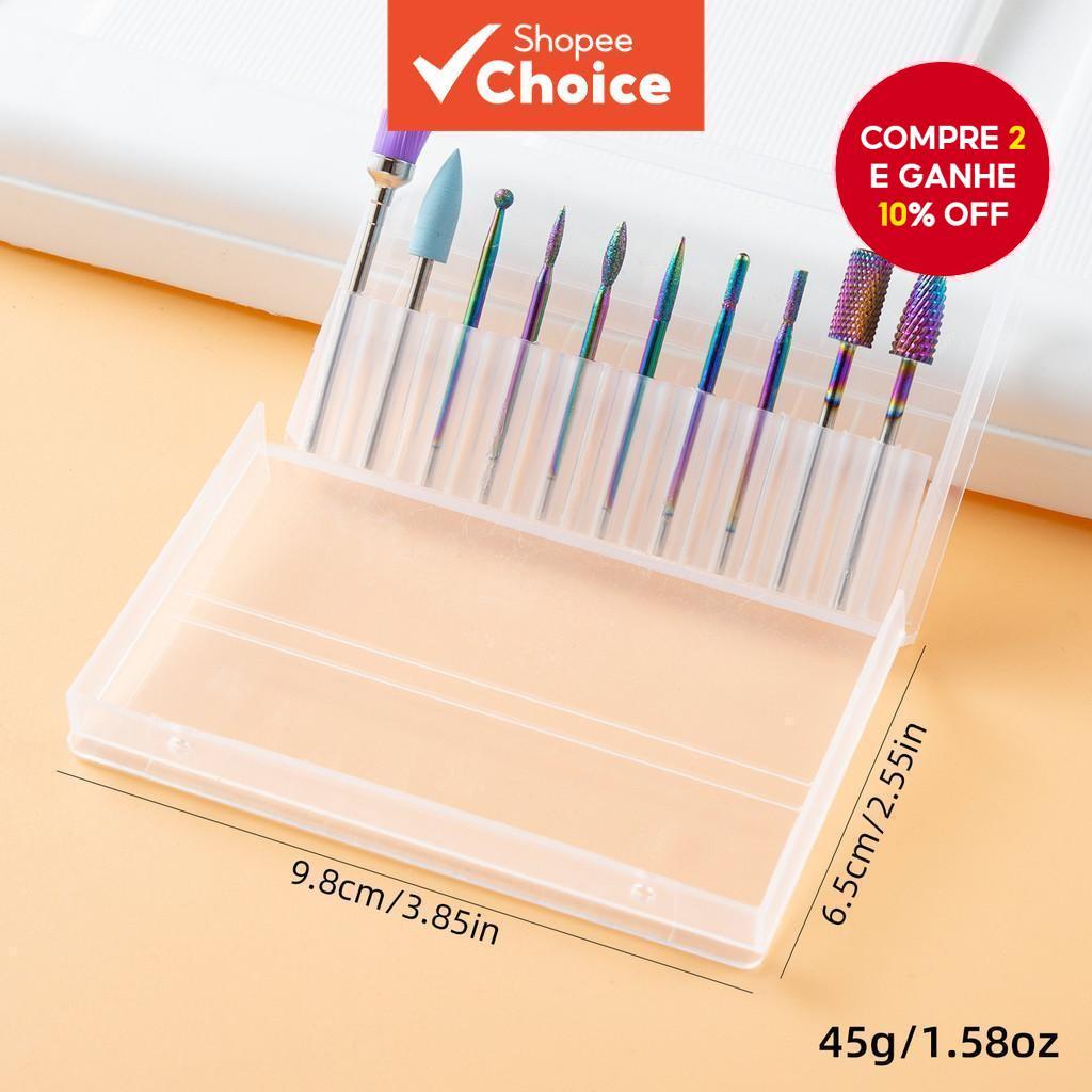 Novo Conjunto de 10 Peças de Brocas de Carbeto de Tungstênio para Furadeira Elétrica, Kit de Lima 332 Ferramentas de