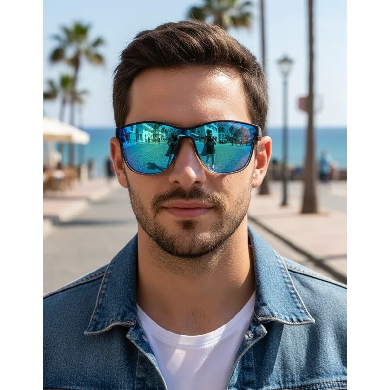 Óculos de sol Lente Espelhada Polarizada com Proteção UV400 Ceramic Power