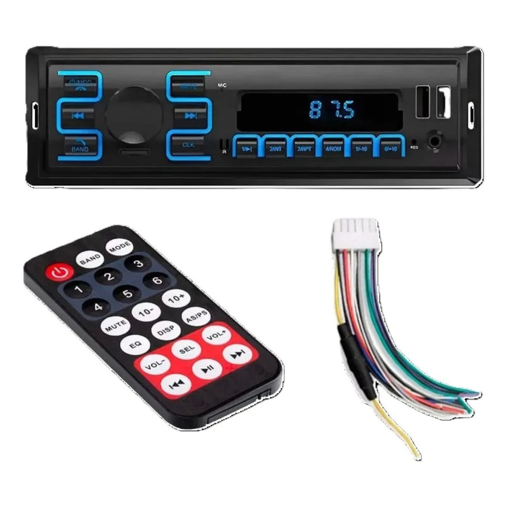 Aparelho Radio Usb/Sd AUX. C/Bluetooth MOD2201 Autovex