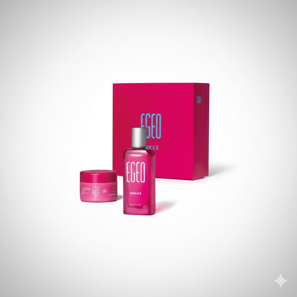 Kit  Egeo Dolce Miniatura Perfume+Hidratante - oBoticário (2 Itens)