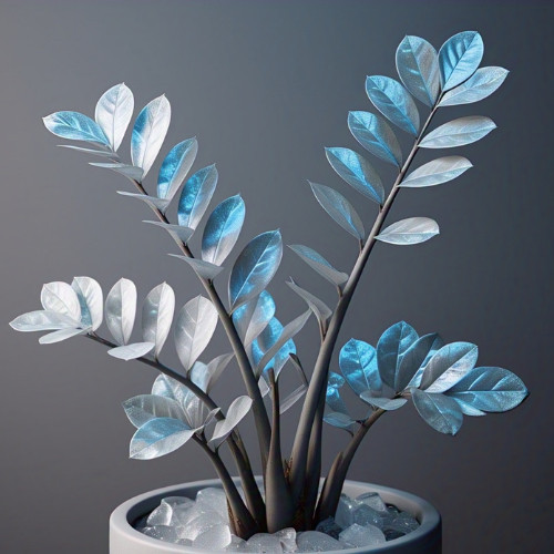 100 Sementes de Zamiocuca Cristal de Gelo Com Manual de Plantio II ENVIO RÁPIDO