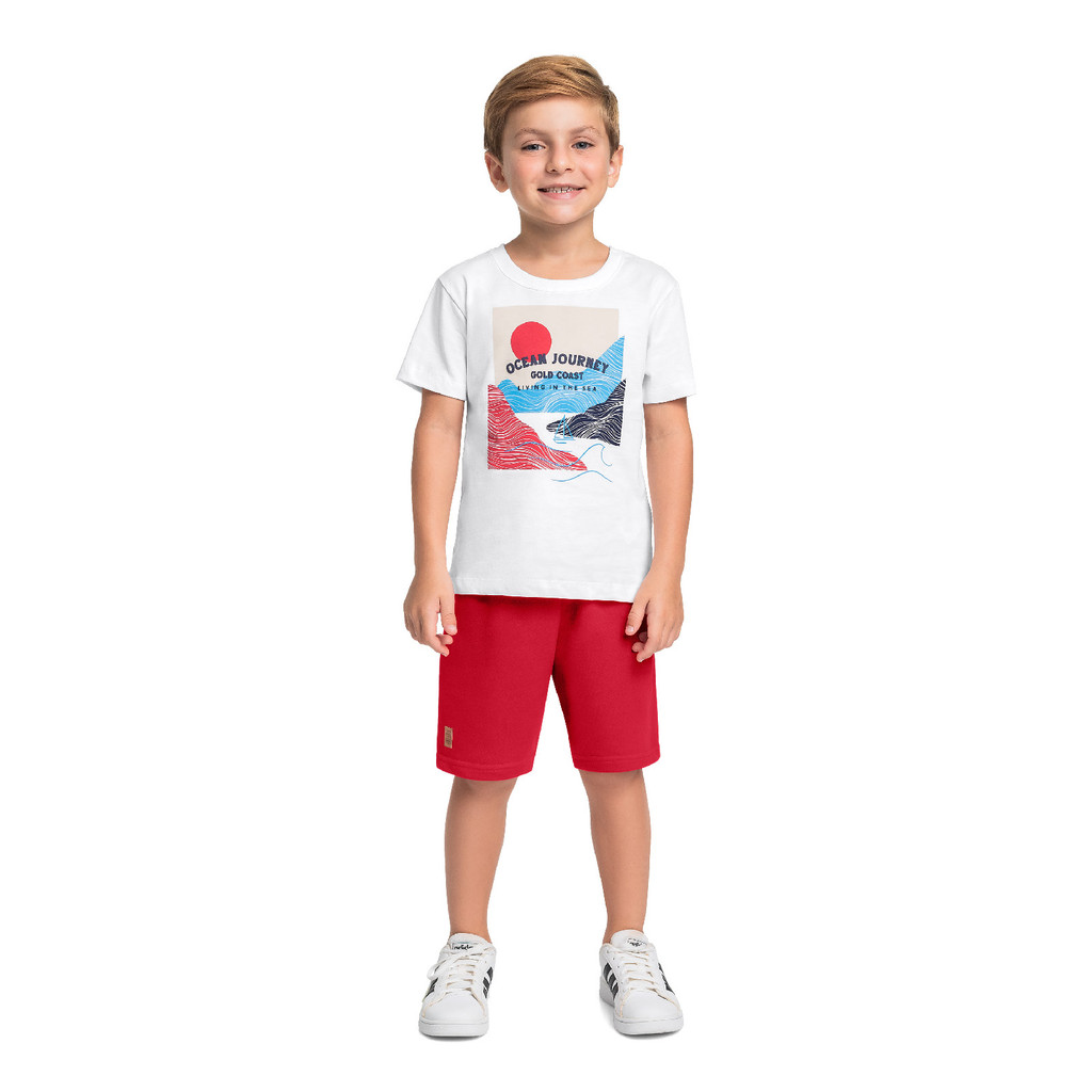 Conjunto Regata e Bermuda Bee Loop