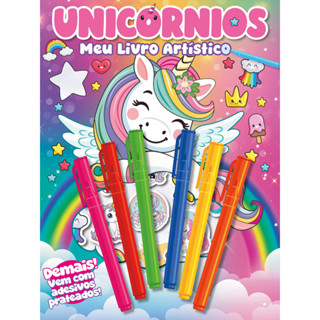Meu Livro Artístico - Unicórnio em Oferta na Shopee