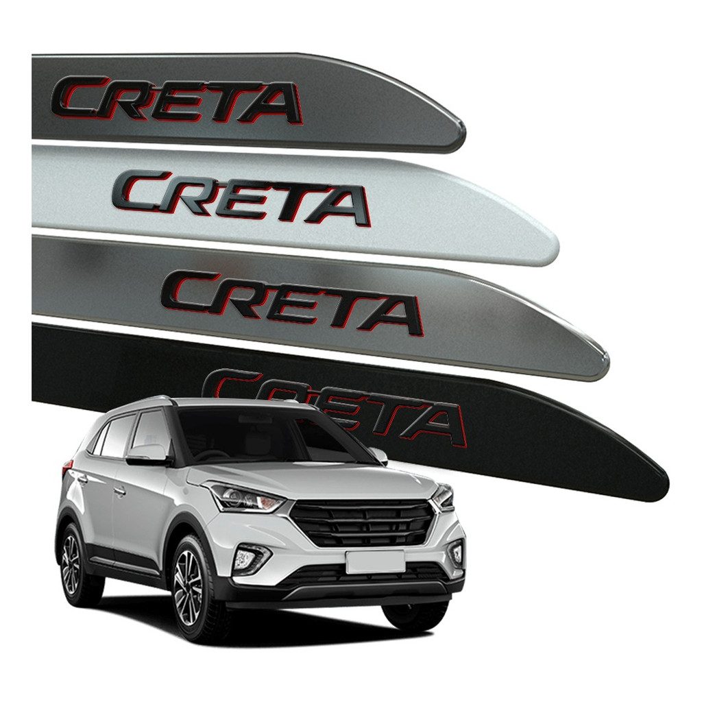 Jogo De Friso Lateral Creta Branco Atlas  Facao