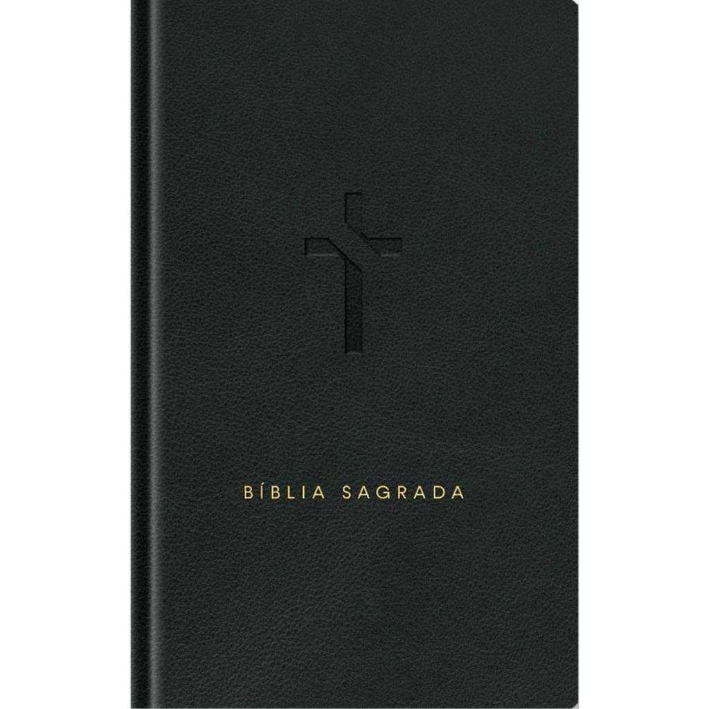 Bíblia Sagrada Slim | NVT | Com Mapas Mentais Palavras de Jesus em Vermelho | Capa Luxo Preta em Oferta na Shopee