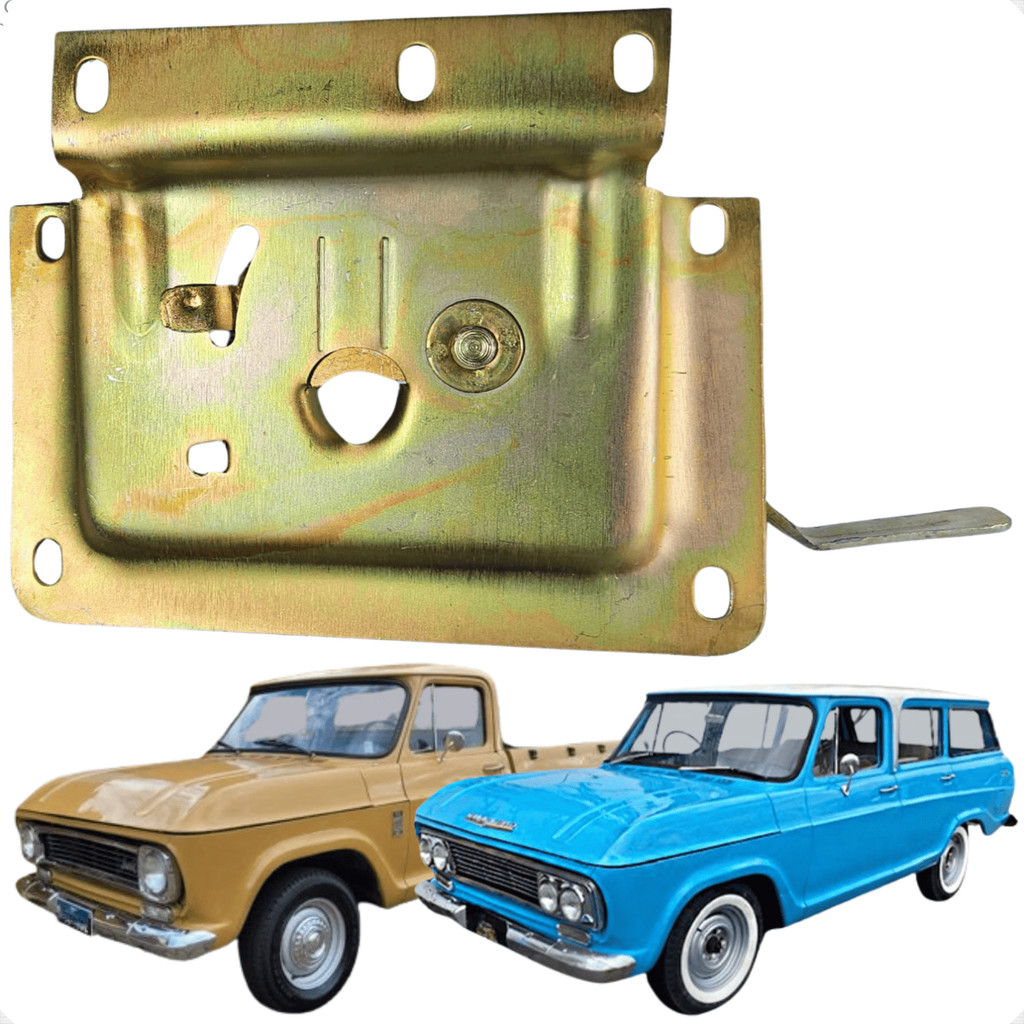 Fechadura Inferior Do Capô Chevrolet A10 C10 D10 Veraneio 1964 A 1984