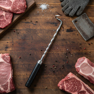 Gancho Para Carne Acessórios Para Grelha Gancho Giratório em Oferta na Shopee