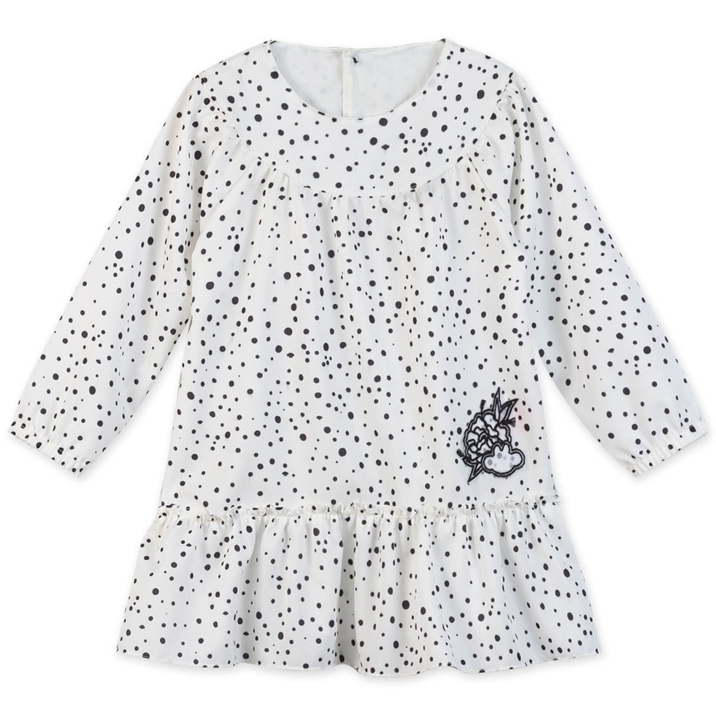 Vestido Poá  Manga Longa Bebê Feminino lilica Ripilica em Oferta na Shopee