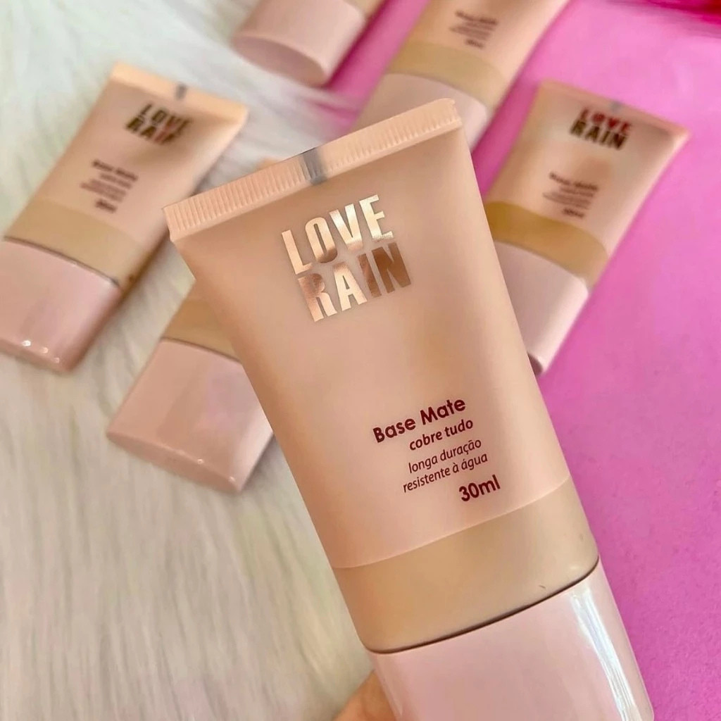 Base com acabamento matte, alta cobertura, à prova d'água, resistente à chuva e de longa duração. em Oferta na Shopee